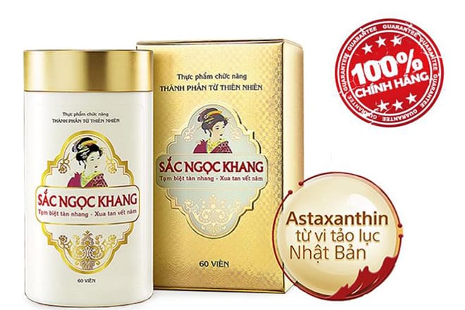Các loại thuốc trị tàn nhang an toàn và hiệu quả điển hình, mua ở đâu? Sắc Ngọc Khang uống