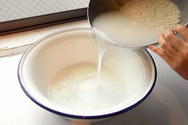 Trị tàn nhang bằng nước vo gạo