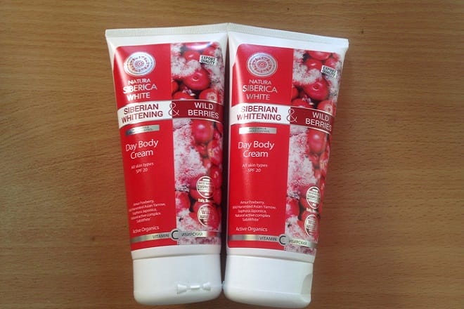 kem chăm sóc da siberica