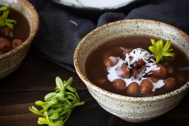 Chè đậu đỏ hạt sen thơm ngon