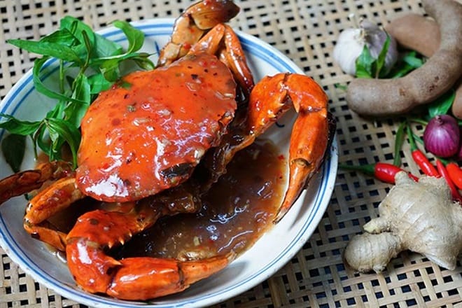 Ghẹ xào me chua ngọt ngon