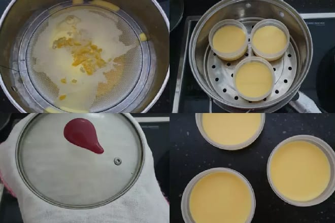 Cách làm bánh flan cho bé từ sữa công thức