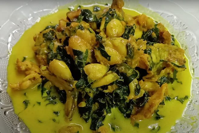 2 cách làm ếch xào lá cách dân dã miền Tây cực ngon Ếch xào nước cốt dừa ngon