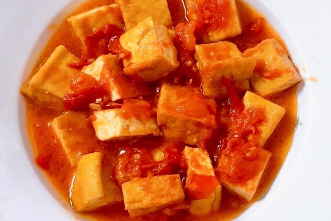 Top 3 cách làm đậu phụ sốt cà chua dễ làm súp mon huu cho người ăn chay