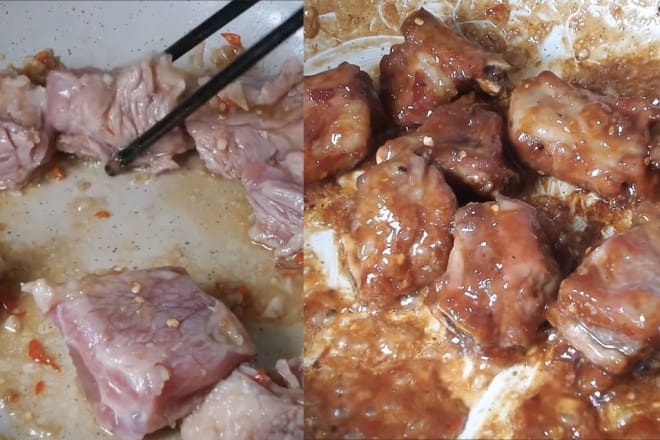 Sườn non kho nước dừa 2022 nước ngoài