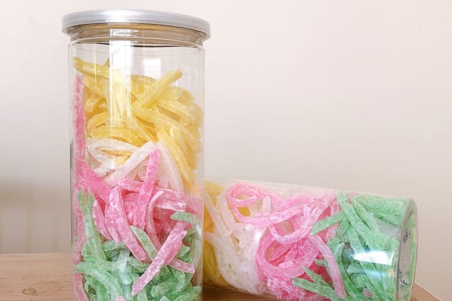 cách làm mứt dừa non không bị chảy nước