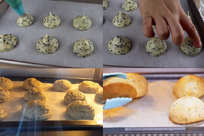 2 cách làm bánh mì mè đen Hàn Quốc Bánh mì nướng hàn quốc