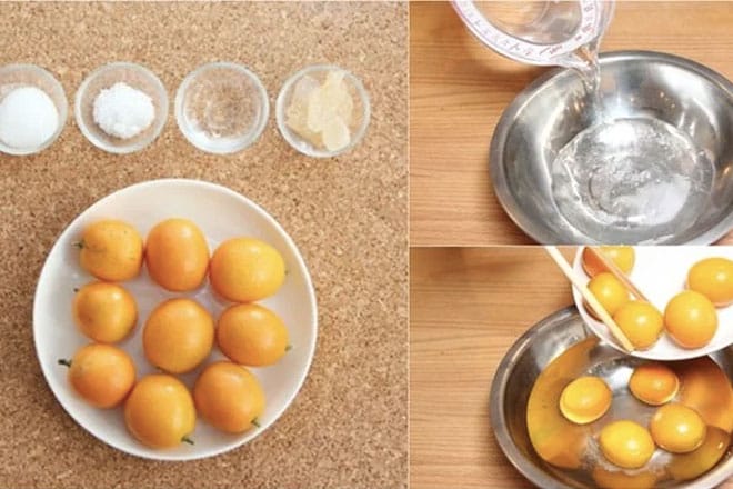 Cách làm mứt trái cây nguyên chất không bị đắng vì vậy bao gồm các nguyên liệu thô