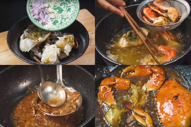 Cách làm cua rang me 2022 Cua rang me chua ngọt