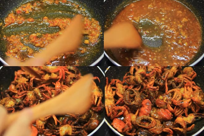 Cách làm cua rang me 2022 Cua đồng rang me