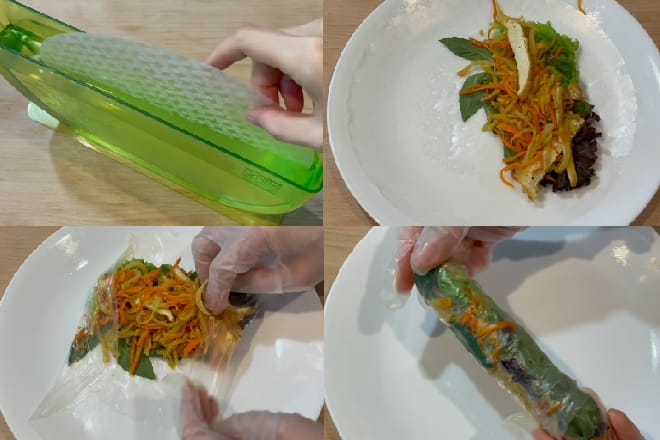 Bí đỏ: 3 cách làm mặn - ngọt Bánh tráng cuốn thịt bò