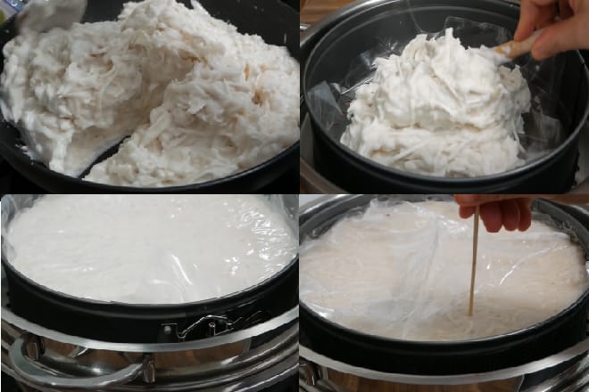 Bột khoai môn hấp