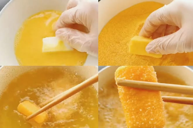 5 cách làm sữa tươi giòn tan tại nhà cực béo ngậy Tinh bột sắn chiên
