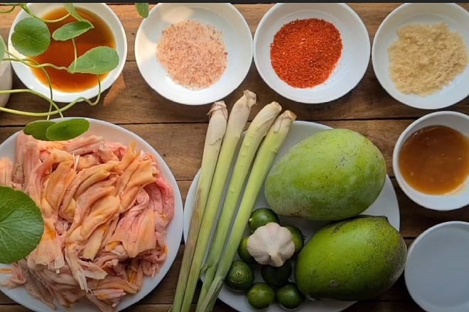 Nguyen lieu chan vit Thai