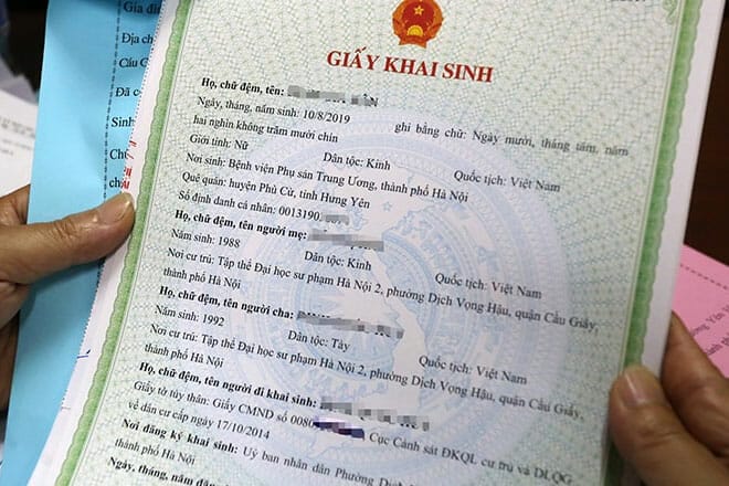Hướng dẫn cách làm giấy khai sinh mới nhất cho con thủ tục làm giấy khai sinh