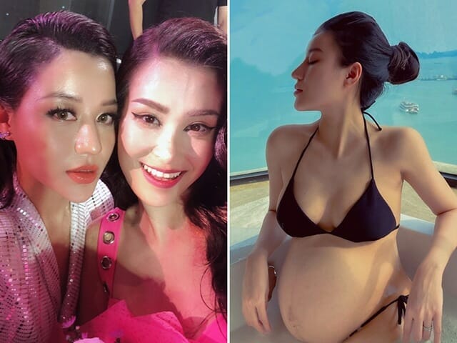 Ngân Khánh mặc áo hồng cười bẽn lẽn, dân tình kéo nhau đi chúc mừng Gợi cảm khiến chồng mê mệt, học trò Đông Nhi vừa sinh con 4 tháng đã dính bầu