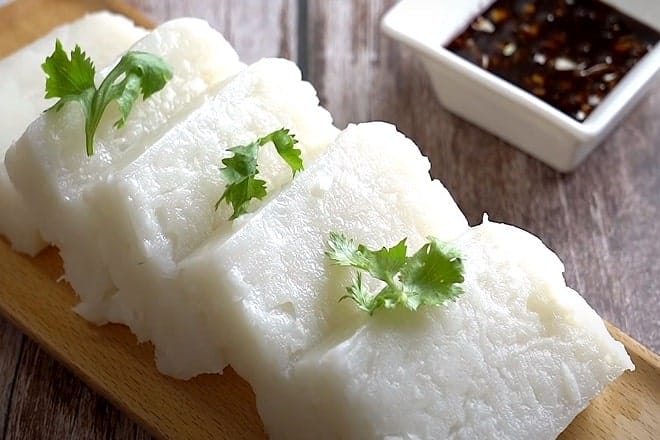 bánh củ cải chay