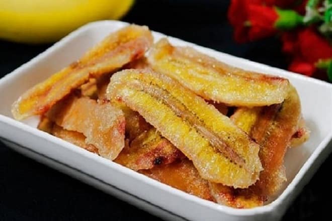 Cách làm chuối sấy dẻo, chuối sấy dẻo bằng lò nướng đơn giản chuối sấy mật ong
