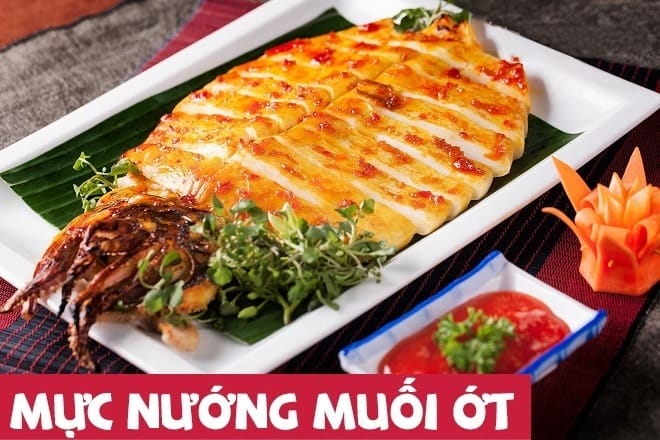 Mực nướng muối ớt 