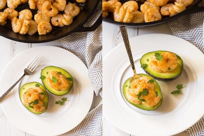 thực đơn keto tôm bơ