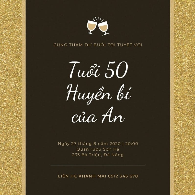 Mau thiep moi sinh nhat online